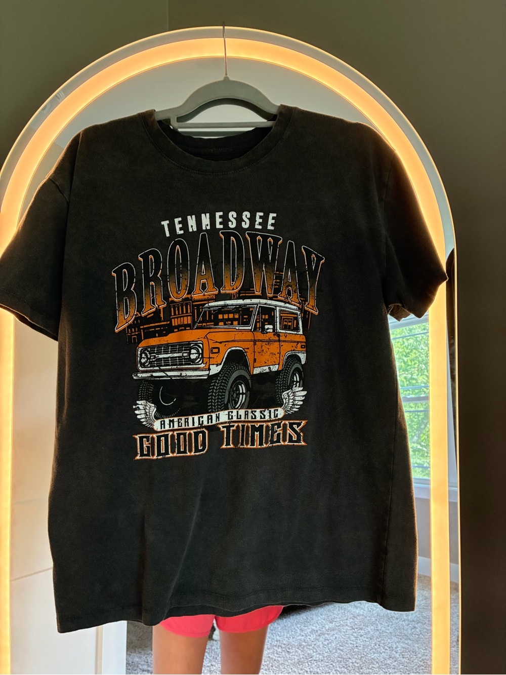 Tennessee Broadway Graphic Tee - Black with Orange Truck